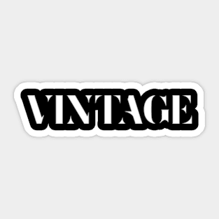 Celebrating the Charm of Vintage Treasures Sticker